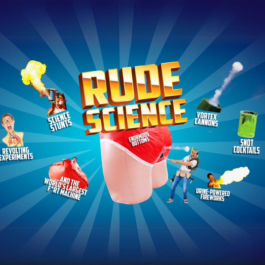Screenshot featuring a playful and cheeky take on science concepts