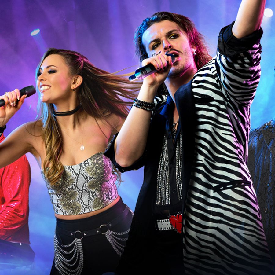 Promotional poster for The Glam Rock Show