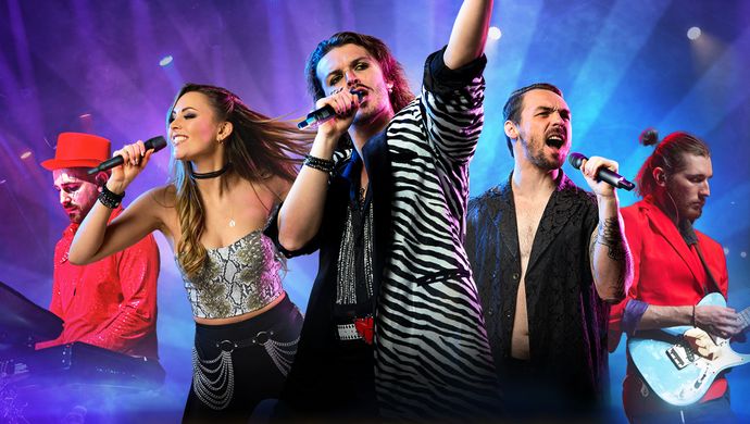 Promotional poster for The Glam Rock Show