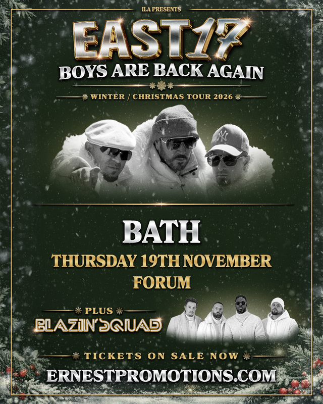 East 17 boys are back again tour poster